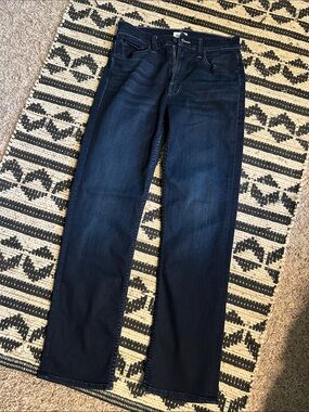 MOTHER Mid Rise Rider Ankle Straight Jeans